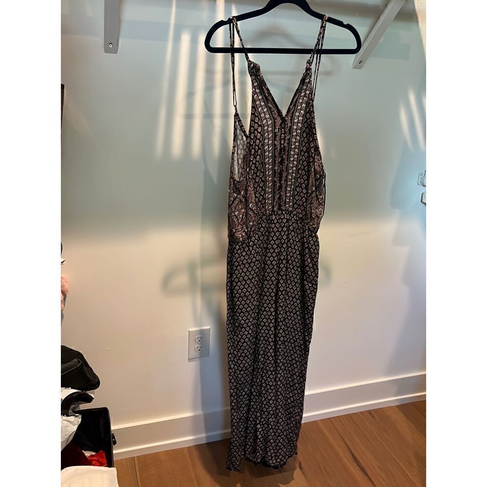 Aeropostale Cami Strap Paisley Printed Jumpsuit size L